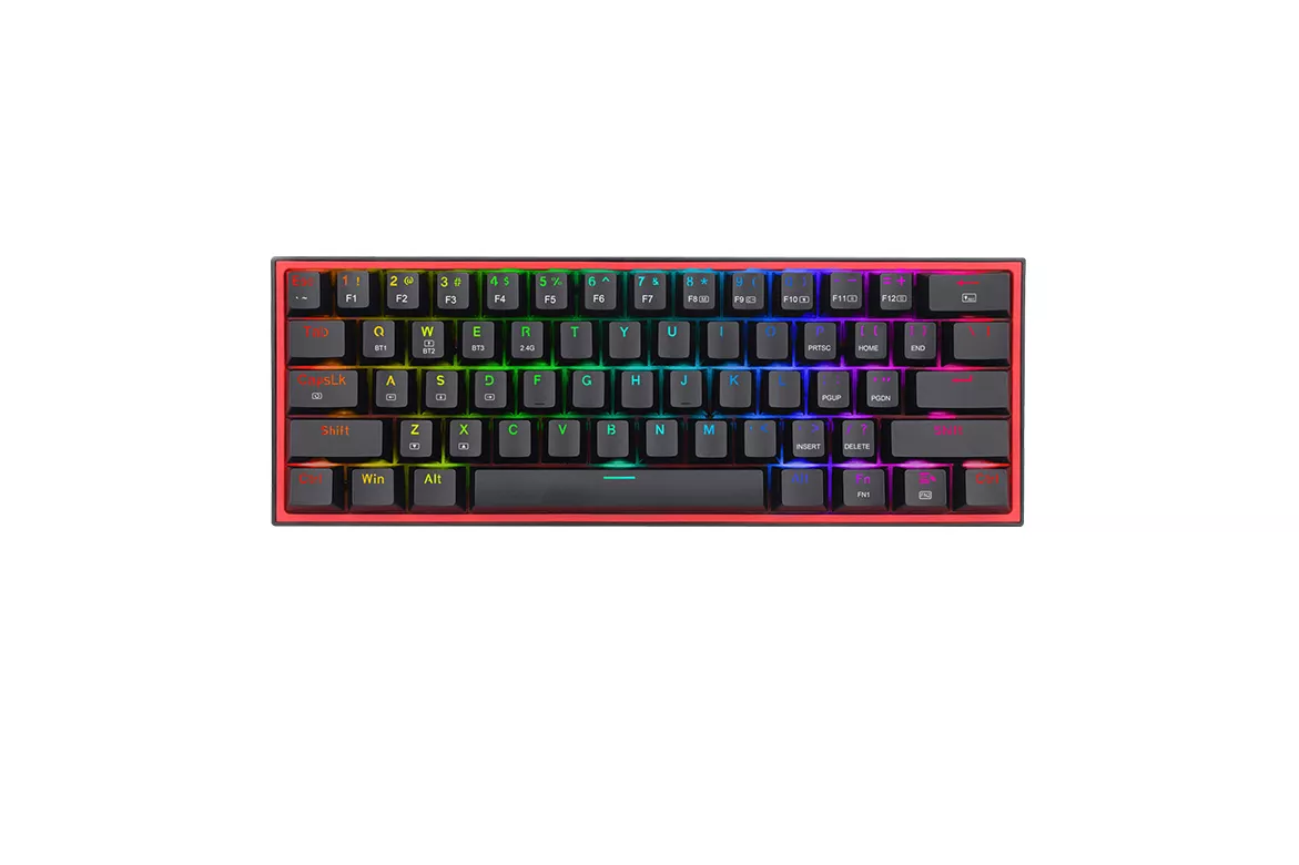 Teclado Redragon K616 FIZZ Pro Gaming Wireless RGB Red Switch Negro
