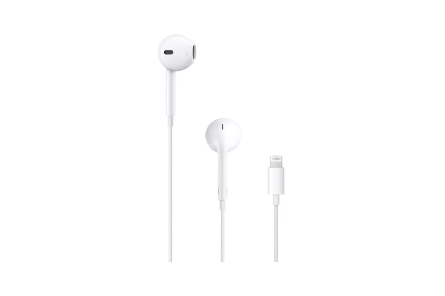 Auricular Apple EarPods Lightning Blanco Intrauditivo Control Cable iOS Resistente Agua y Sudor