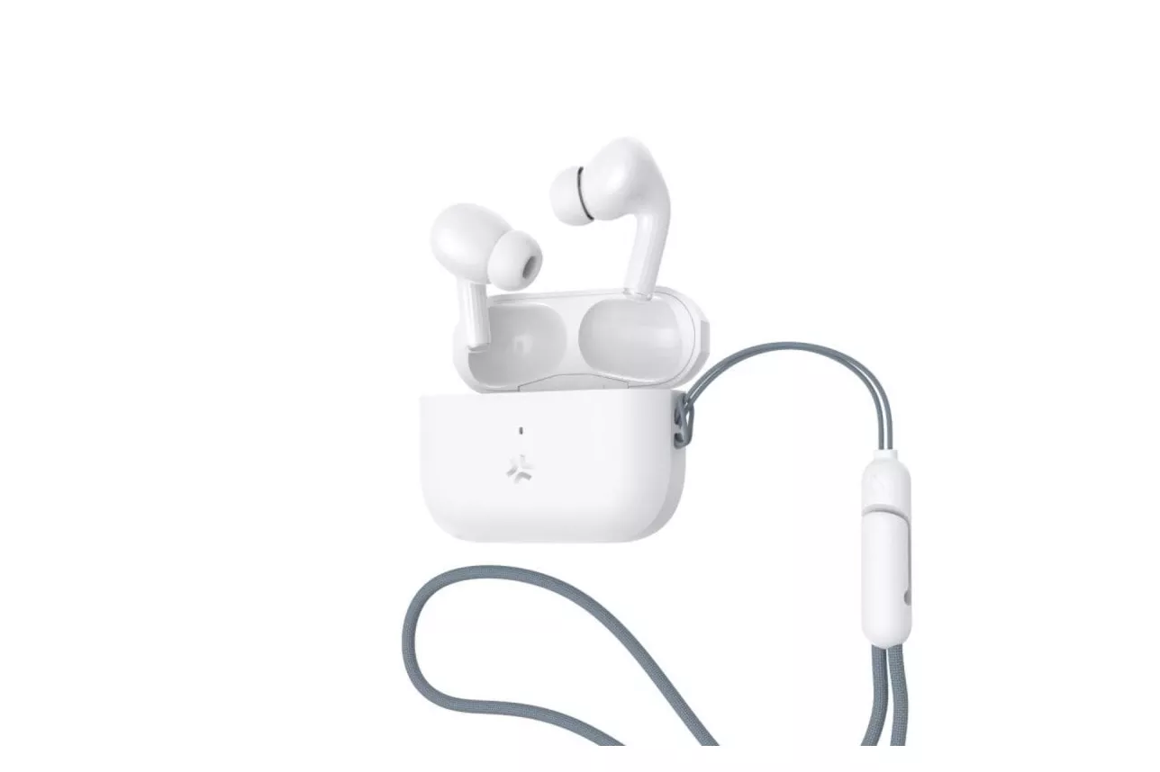 Auricular Celly HARMONYWH Inalámbrico Cancelling de Ruido ANC Blanco 53g USB-C