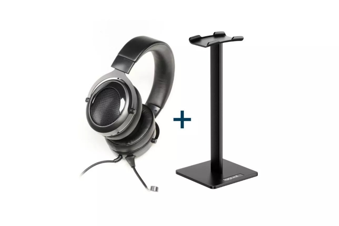 Auricular iggual Dual Tech Pro Music Circumaural Alámbrico Micrófono Extraíble Soporte SA22 Negro