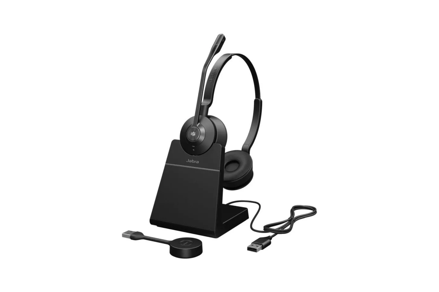 Auricular Jabra Engage 55 SE Binaural Inalámbrico USB-A Micrófono Boom 150m Negro