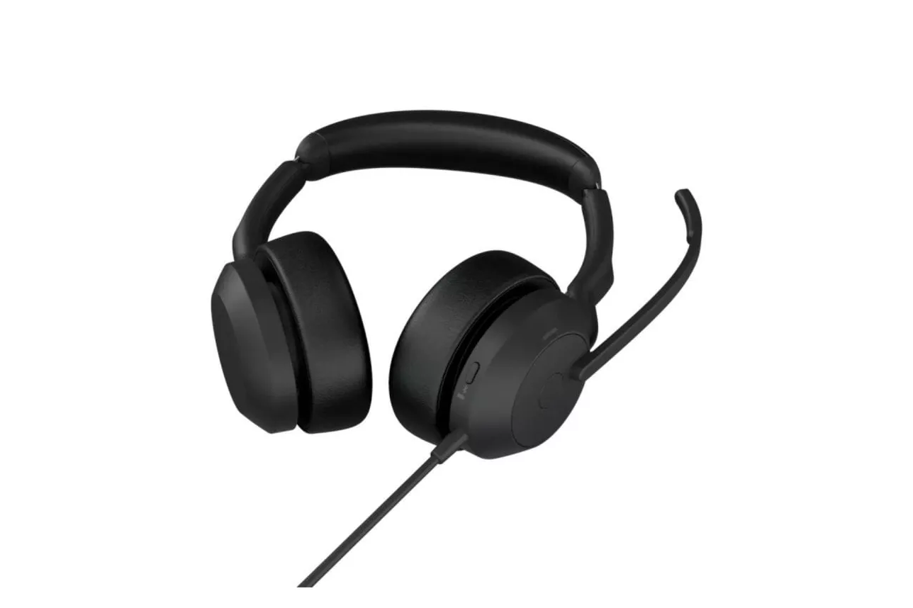 Auricular Jabra Evolve2 50 Binaural ANC Bluetooth USB-C/A Supraaural Negro 30m