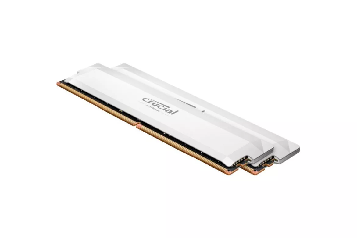 Módulo RAM Crucial Pro CP2K32G60C40U5W 64GB 2x32GB DDR5 6000MHz CL40 288-pin DIMM Disipador térmico
