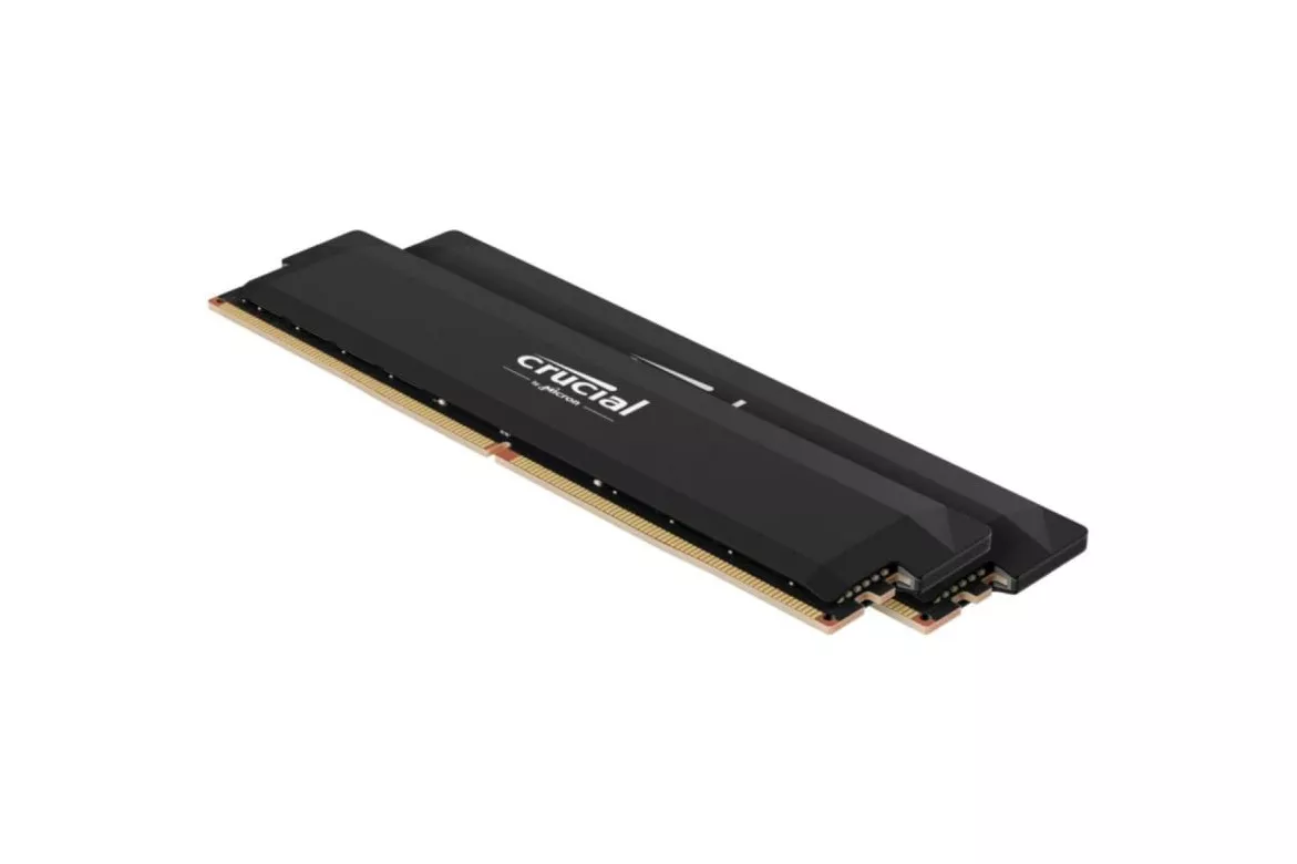 Módulo RAM Crucial Pro CP2K32G64C40U5B 64GB 2x32GB DDR5 6400MHz CL40 DIMM Disipador