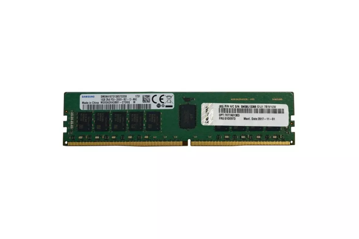Módulo RAM Lenovo 4X77A77495 16GB DDR4 3200MHz ECC UDIMM 288-pin para servidor/PC