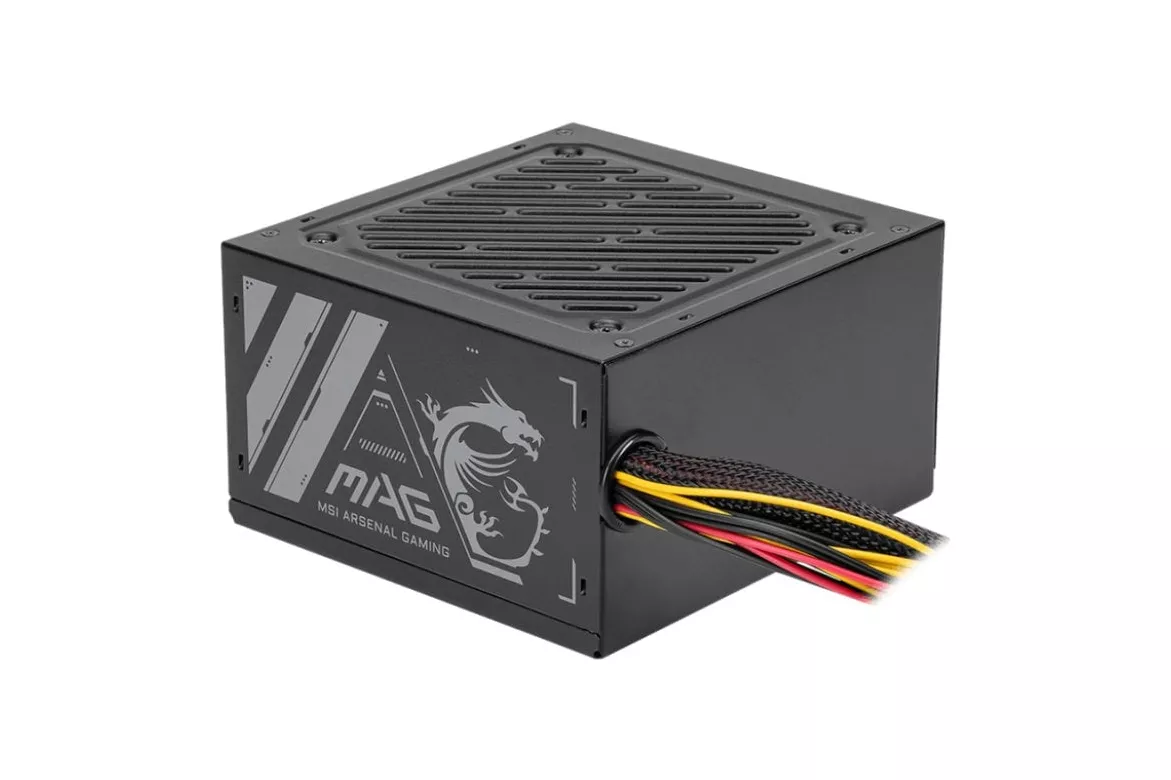 Fuente de Alimentación MSI 500W Certificación ATX MAG A500N-H Enfriamiento Activo