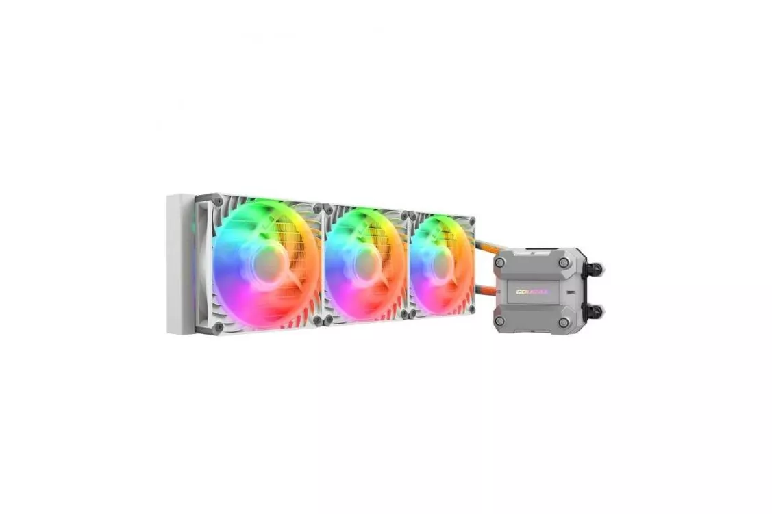Refrigeración Líquida COUGAR CGR-PSDUTRGB-W-360 3 Ventiladores 120mm PWM RGB Blanca