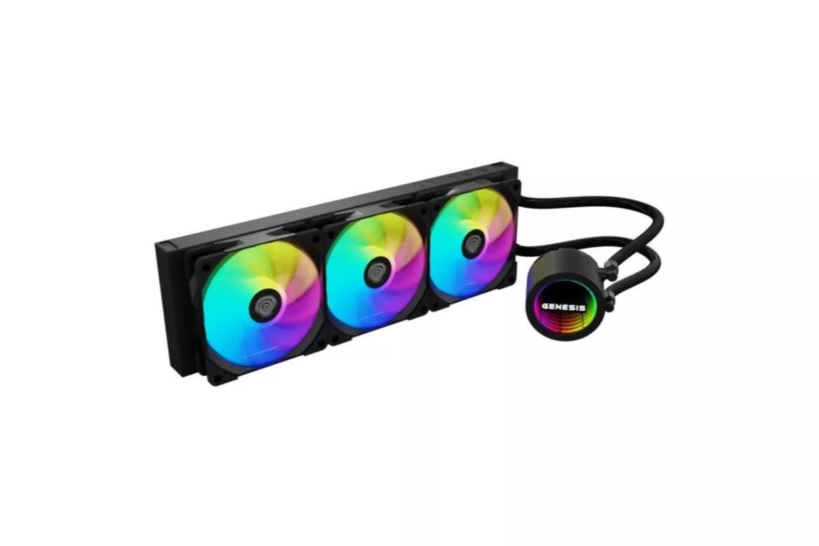 Kit de refrigeración líquida Genesis NLG-2321 3 Ventiladores RGB Multicolor Negro