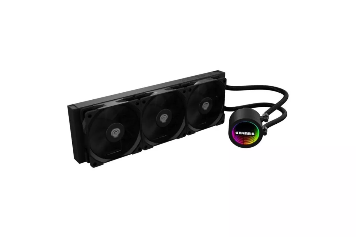 Kit de refrigeración líquida Genesis NLG-2320 Negro 3 Ventiladores Alto Rendimiento
