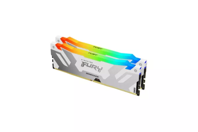 Kingston FURY Renegade RGB 32GB (2x16GB) DDR5 8000MHz CL38 Blanca - Memoria RAM