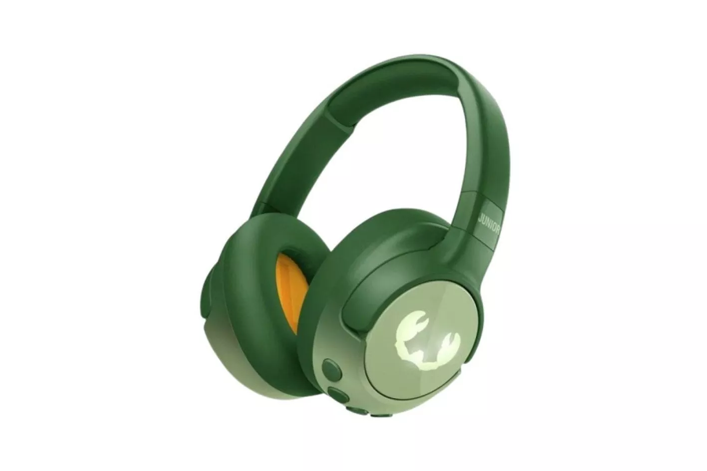 Auriculares Fresh 'n Rebel Clam Junior Lucky Lizard Verde Bluetooth Diadema Niños 85dB Plegables LED