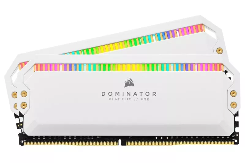 Corsair Dominator Platinum RGB DDR4 3200 PC4-25600 16GB 2x8GB CL16 Blanco