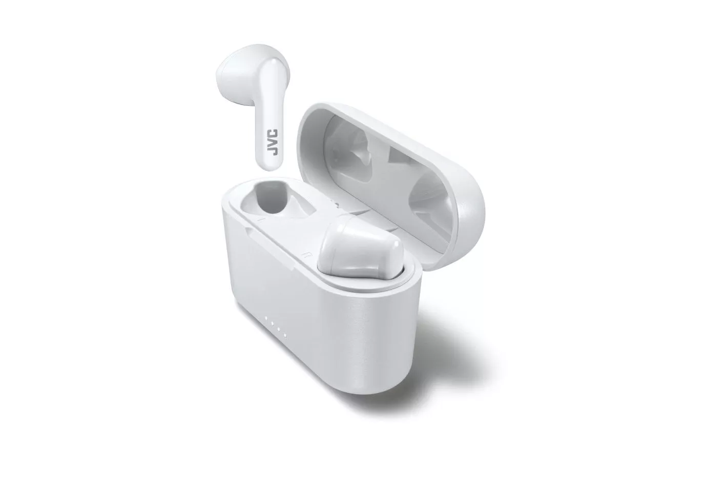 Auriculares JVC inalámbricos TWS bluetooth resistencia salpicaduras micrófono blanco