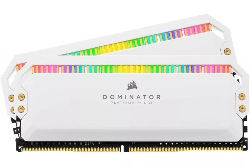 Corsair Dominator Platinum RGB DDR4 3200MHz PC4-25600 32GB 2x16GB CL16 Blanca