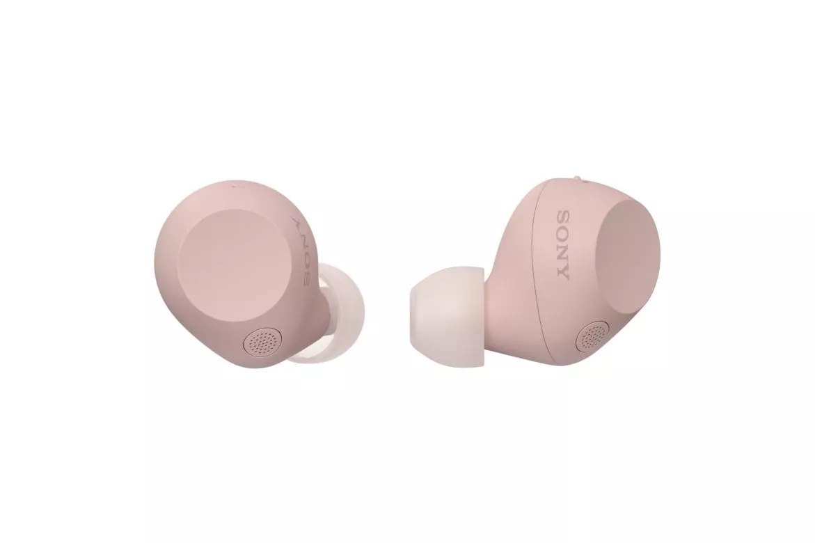 Auriculares Sony inalámbricos bluetooth con cancelación de ruido y micrófono en rosa