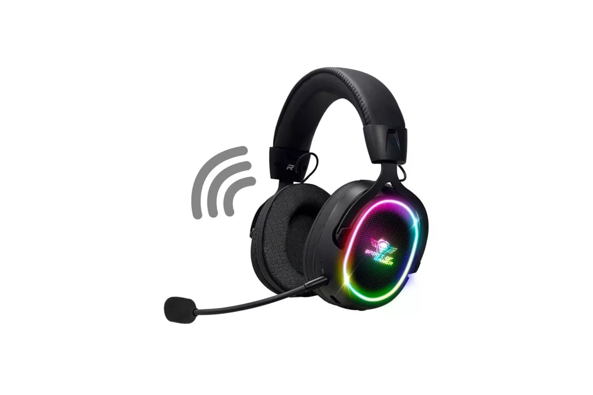 Auriculares Spirit of Gamer inalámbricos 7.1 bluetooth RF con micrófono y cancelación de ruido