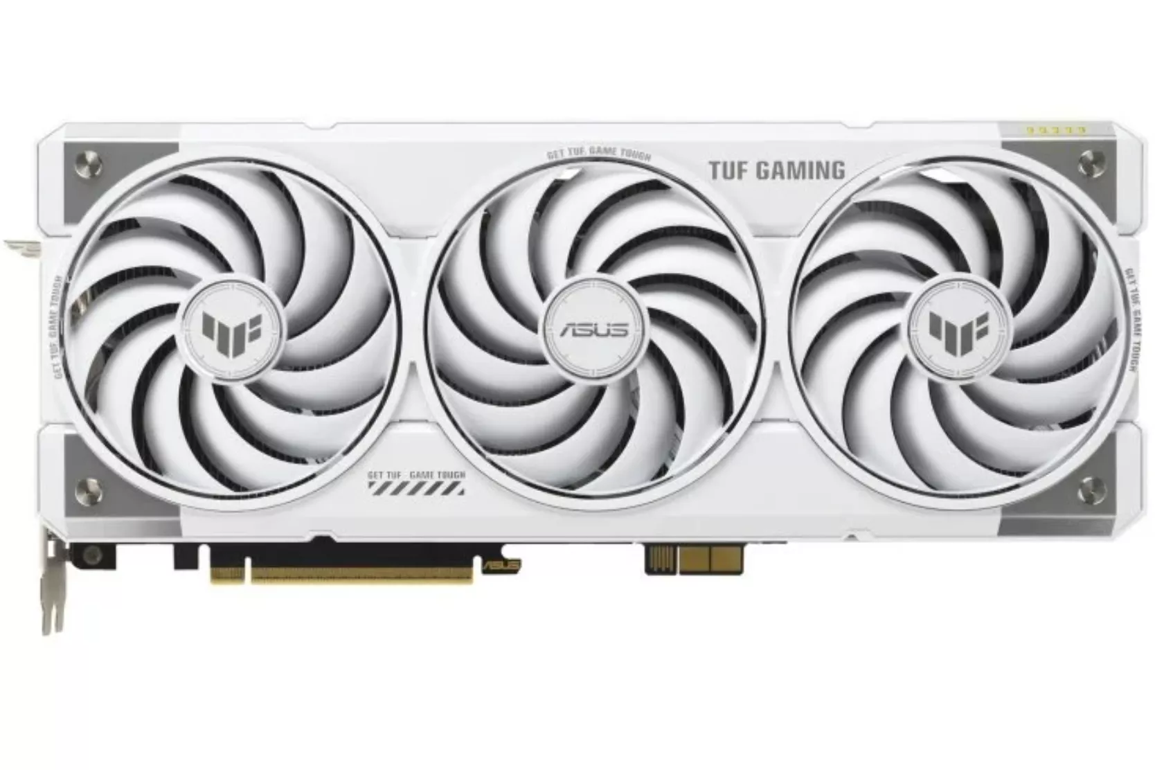 Tarjeta Gráfica ASUS TUF-RTX5070TI-O16G-BTF-WHITE 16GB GDDR7 triple ventilador PCIe 5.0 White RGB OC