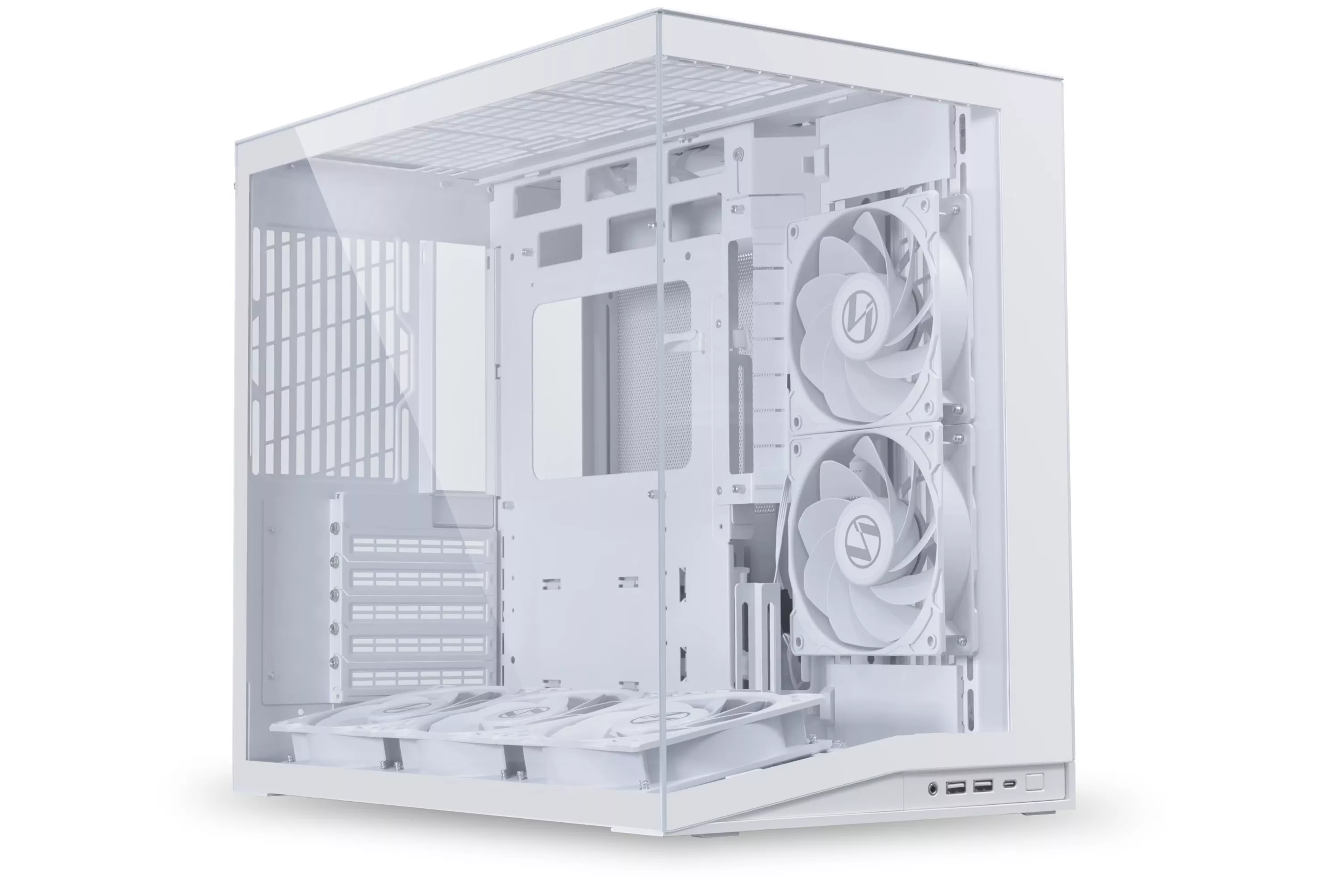 Caja ATX Lian Li O11 Mini V2 Flow Blanco