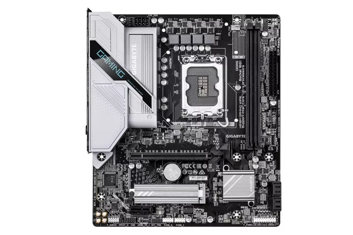 Placa Base Gigabyte H810 Intel H810 LGA1851 Micro-ATX H810M GAMING WIFI6 DDR5 WiFi 6 2.5GbE M.2