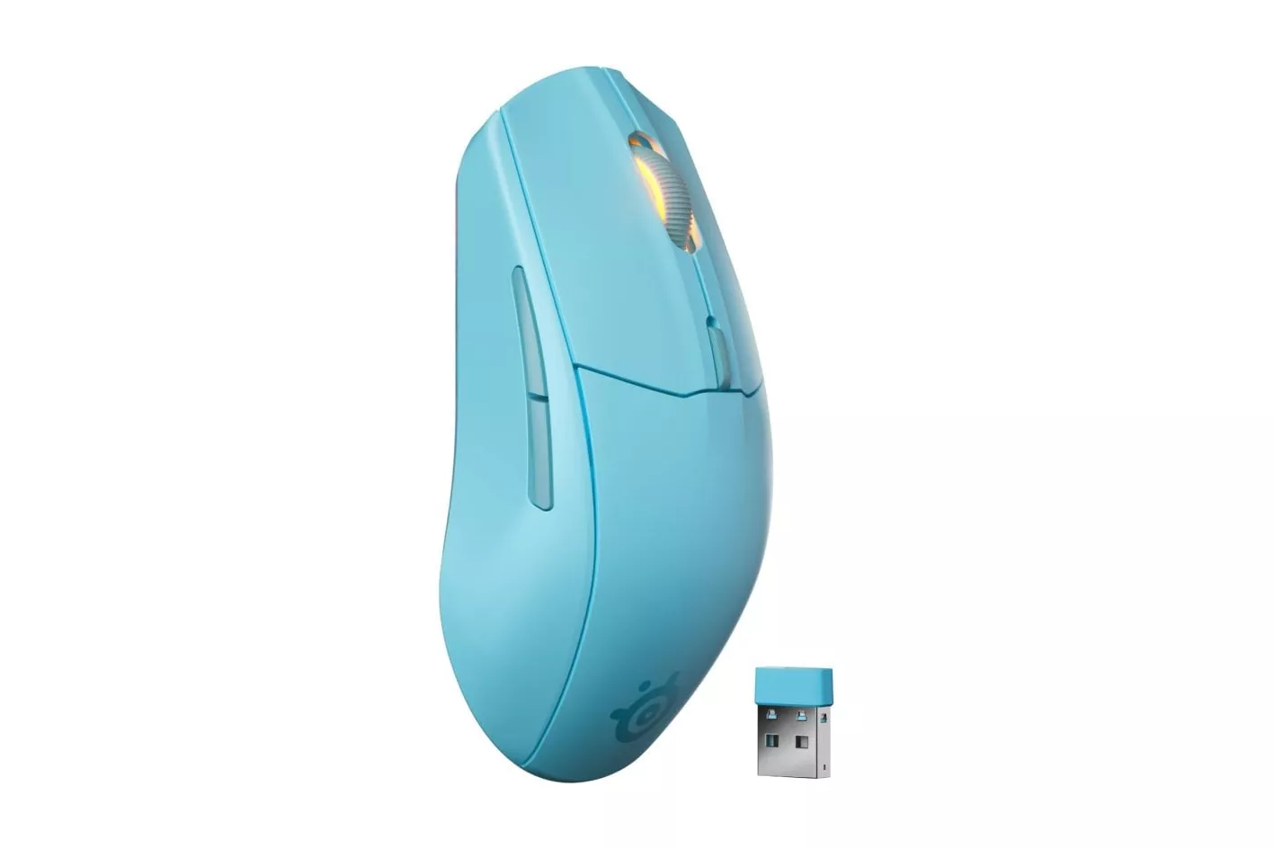 Ratón SteelSeries Rival 3 Wireless Gen 2 gaming inalámbrico 18000DPI RGB 6 botones Aqua