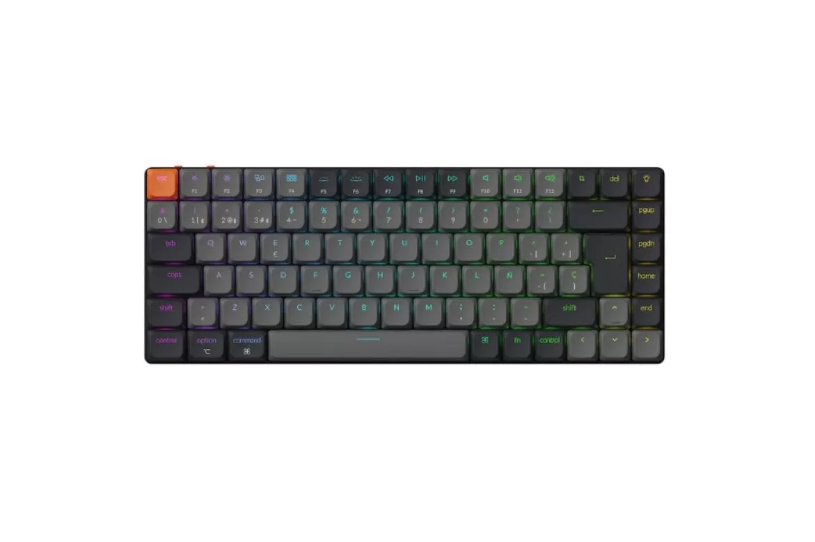 Keychron K3 QMK V3 Teclado Mecánico Inalámbrico Bluetooth Multidispositivo Switch Brown Gris
