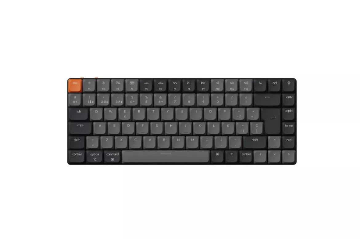 Keychron K3 QMK V3 Teclado Mecánico Inalámbrico Bluetooth Multidispositivo Switch Red Gris