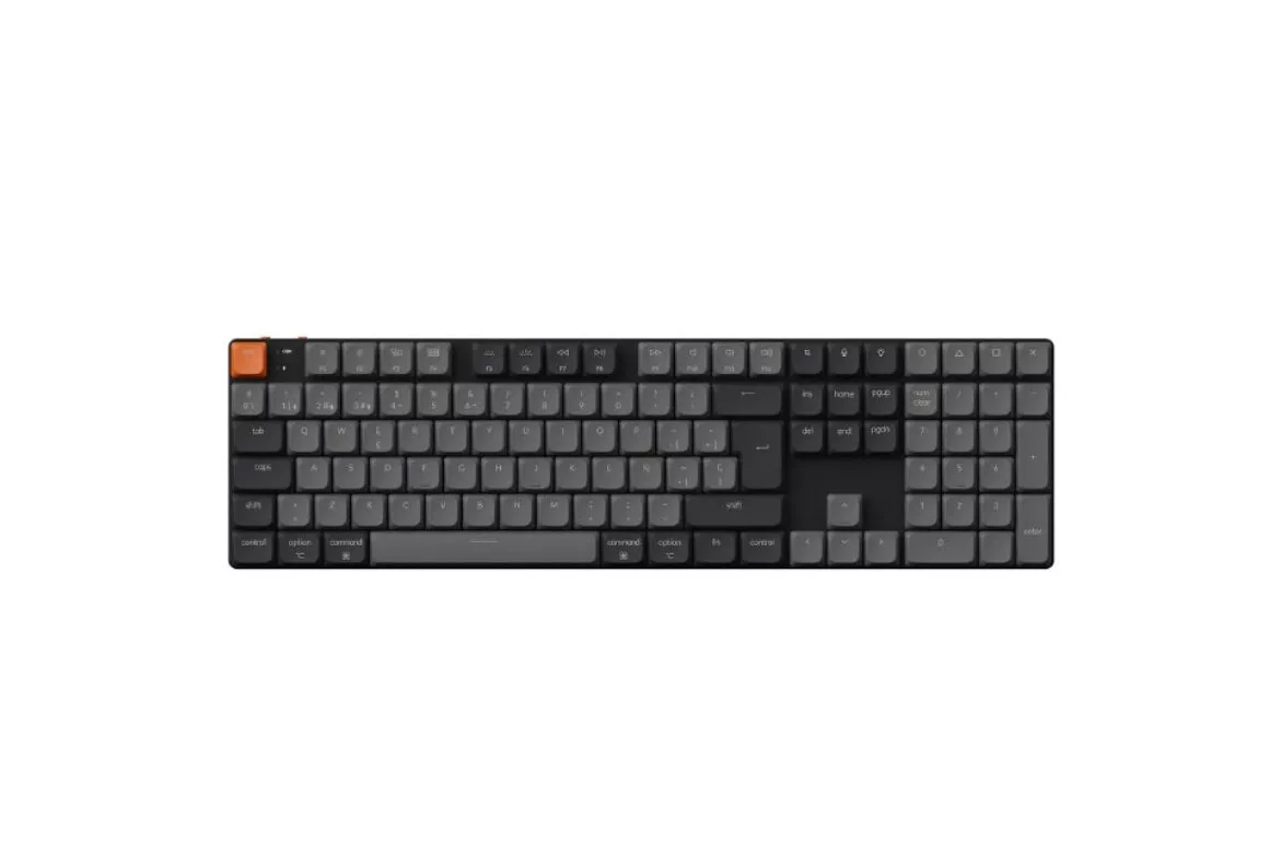 Keychron K5 QMK V2 Teclado Mecánico Inalámbrico Bluetooth Multidispositivo Switch Brown Gris