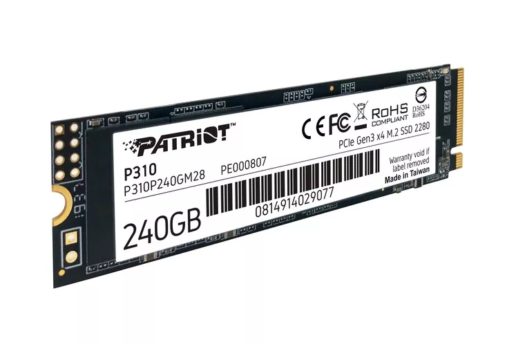 P310 M.2 240 GB PCI Express 3.0 NVMe, Unidad de estado sólido