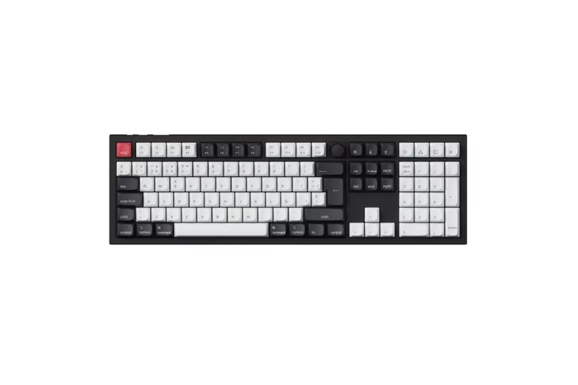 Keychron Q6 HE QMK Teclado Mecánico Inalámbrico Bluetooth Multidispositivo Switch Purple Negro