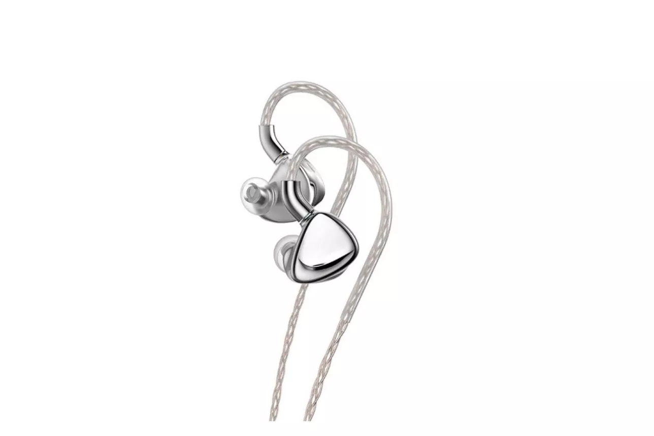 Auriculares FiiO con cable 13 drivers electrostáticos y dinámicos, diseño titanio