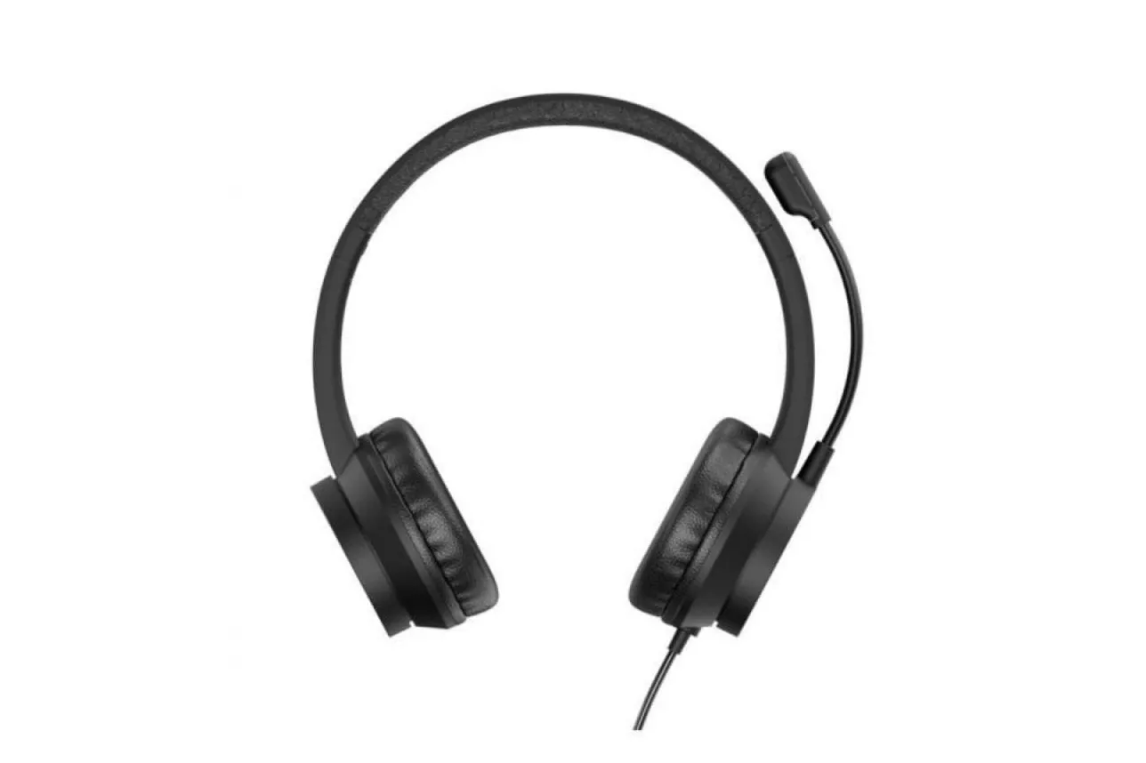 Auriculares Conceptronic con cable USB tipo A, Cancelación de Ruido, Micrófono Boom, Negros