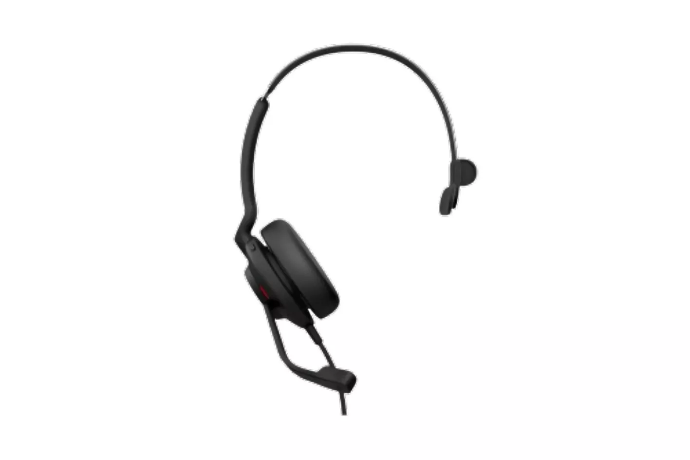 Auriculares Jabra con cable USB-C/USB-A mono con micrófono boom para oficina color negro