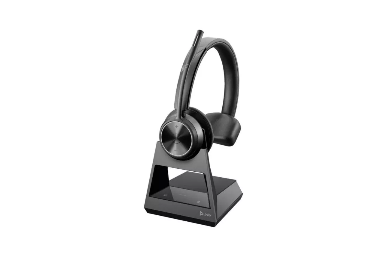 Auriculares HP inalámbricos DECT Bluetooth con cancelación de ruido y micrófono negro
