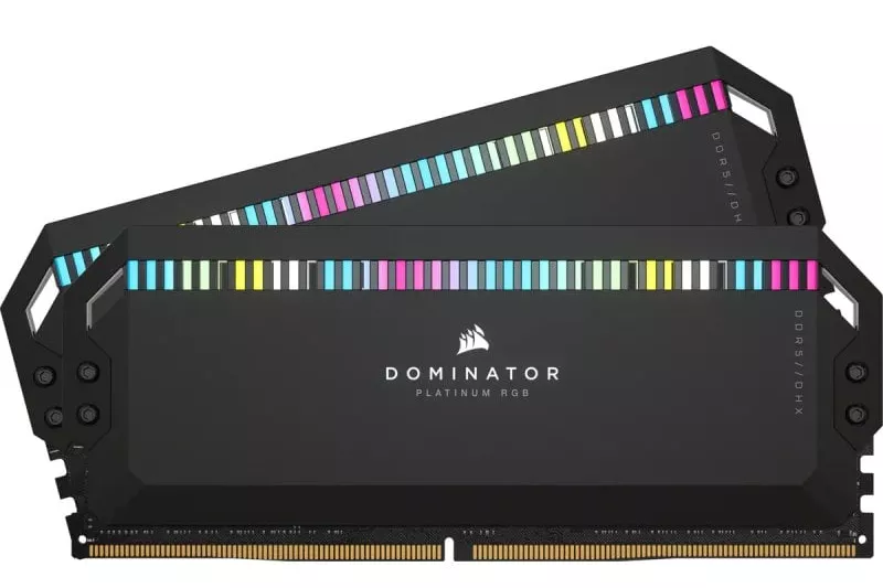 Corsair Dominator Platinum RGB DDR5 5600MHz PC5-44800 64GB 2x32GB CL40 Negra