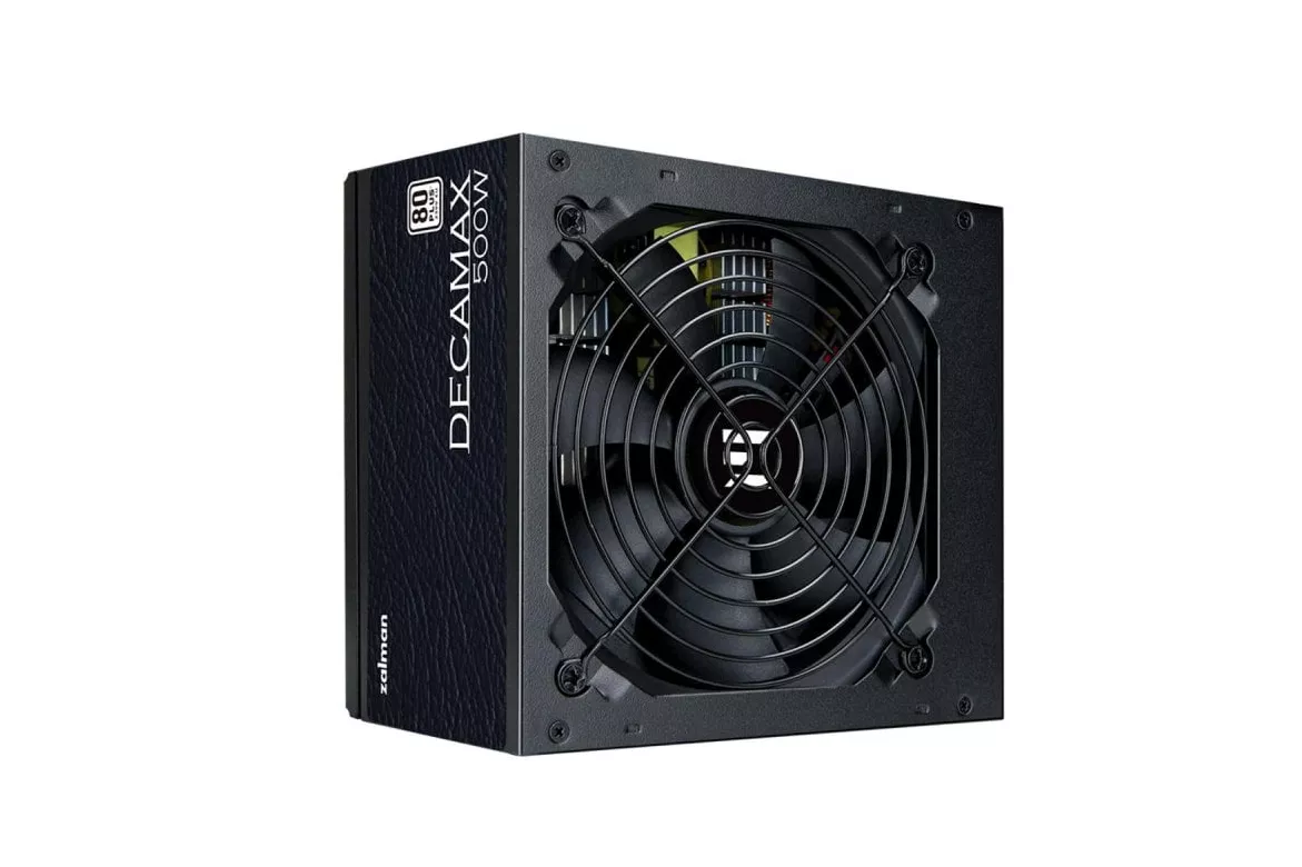 Fuente de Alimentación Zalman 500W Certificación 80 PLUS DecaMax LX3 Black Protecciones avanzadas