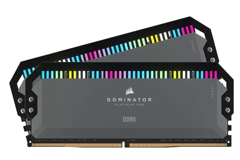 Corsair Dominator Platinum RGB DDR5 6000MHz 64GB 2x32GB CL30 Gris Optimizado AMD