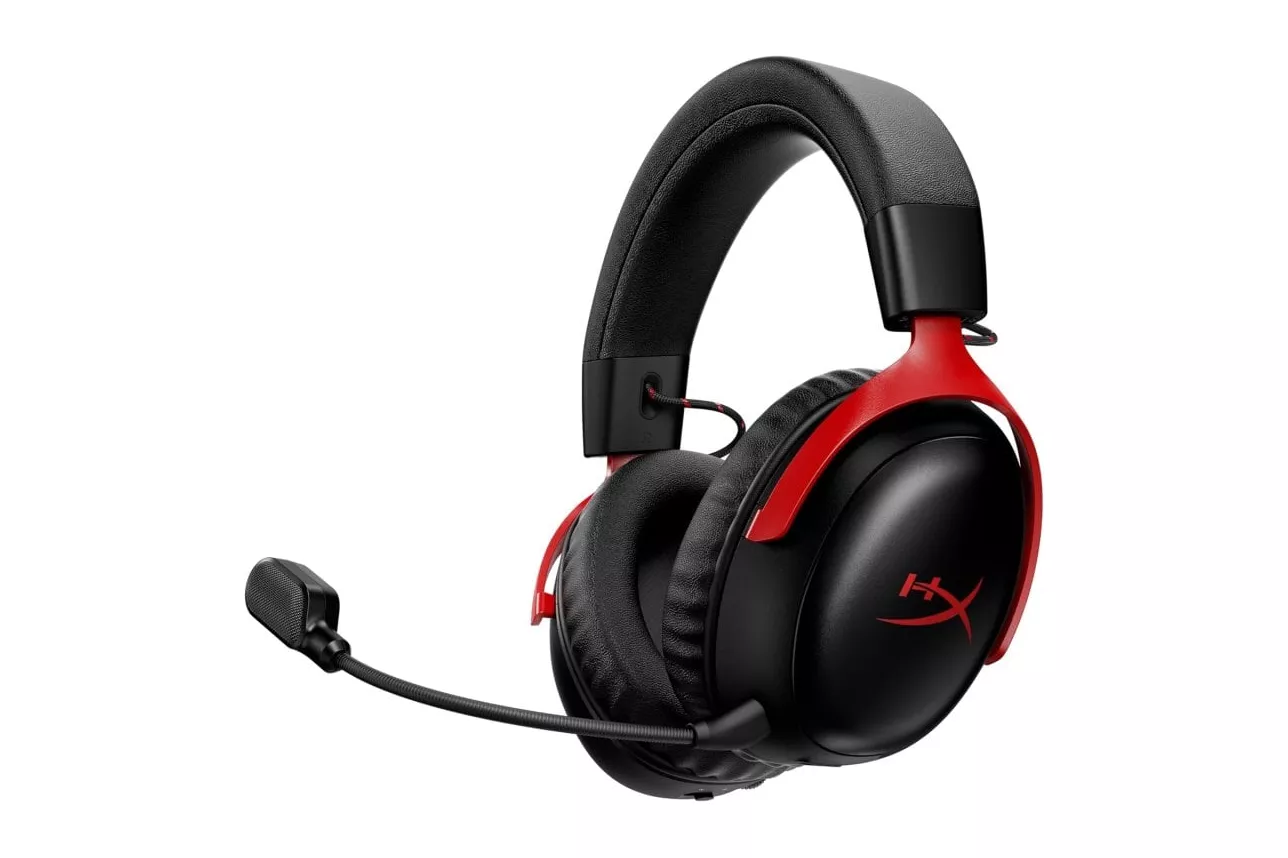 Auriculares HyperX Cloud III S Wireless 2.4GHz/Bluetooth con micrófono y audio espacial Negro/Rojo