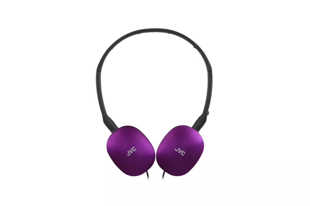 Auriculares JVC con cable, micrófono integrado y diadema ajustable azul