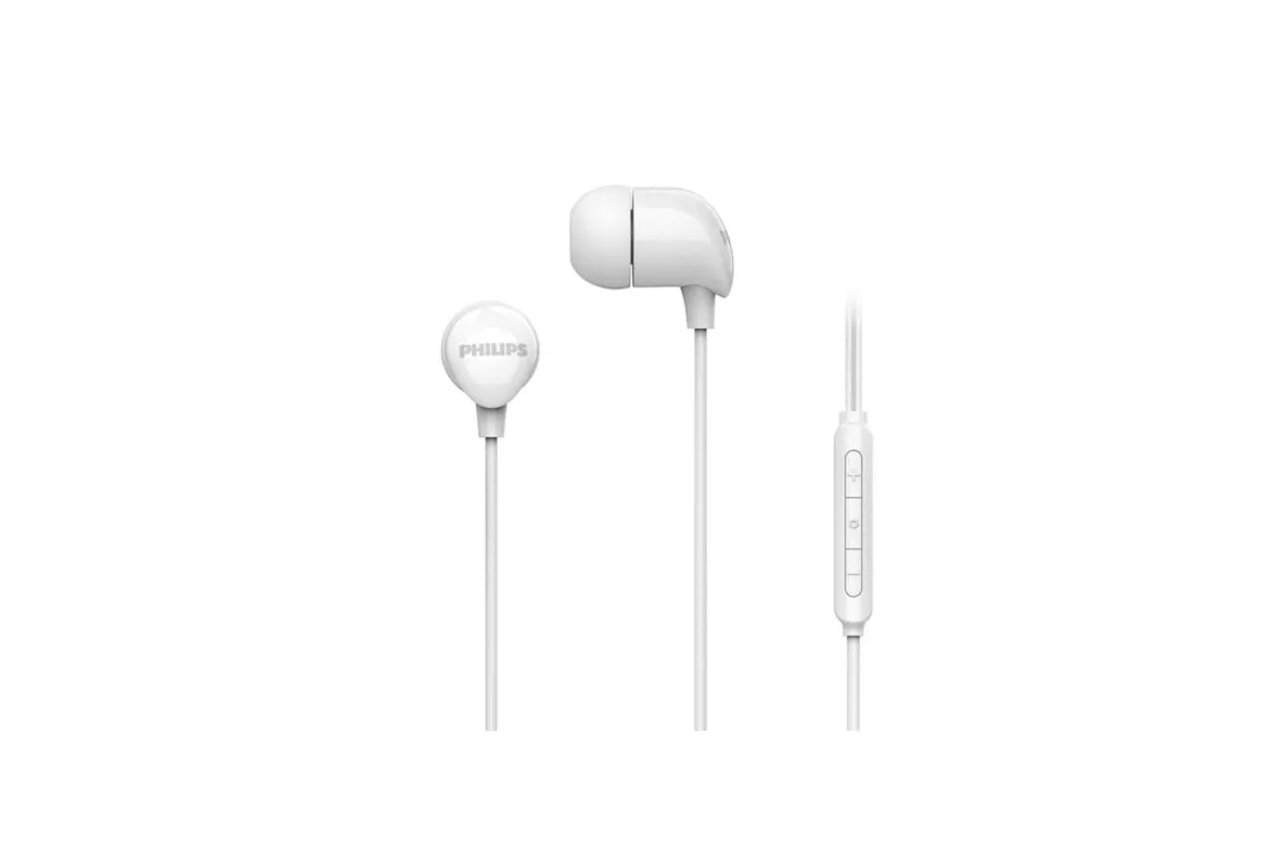 Auriculares Philips con cable USB-C, micrófono, intraurales, blancos, para llamadas y música