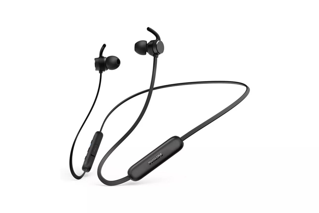 Auriculares Philips inalámbricos Bluetooth 5.3 con micrófono, resistencia IPX5 y negros