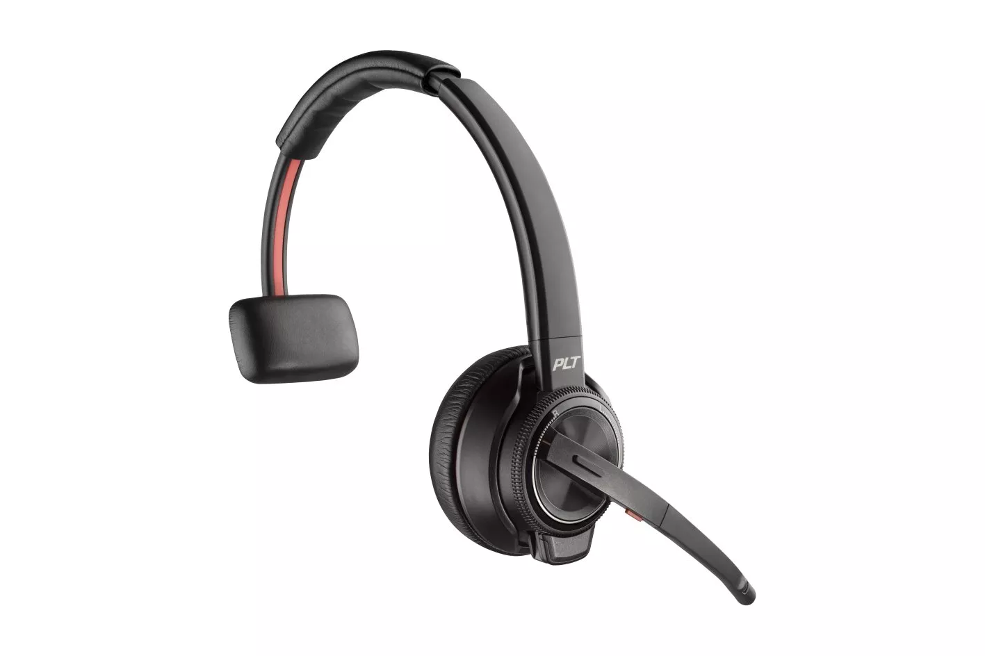 Auriculares POLY inalámbricos DECT y Bluetooth con cancelación de ruido y micrófono negro