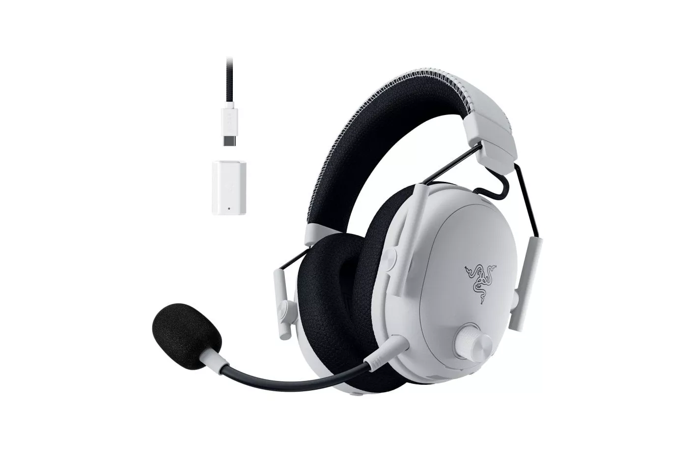 Auriculares Razer Razer BlackShark V3 Pro inalámbricos HyperSpeed ANC con audio espacial THX Blancos