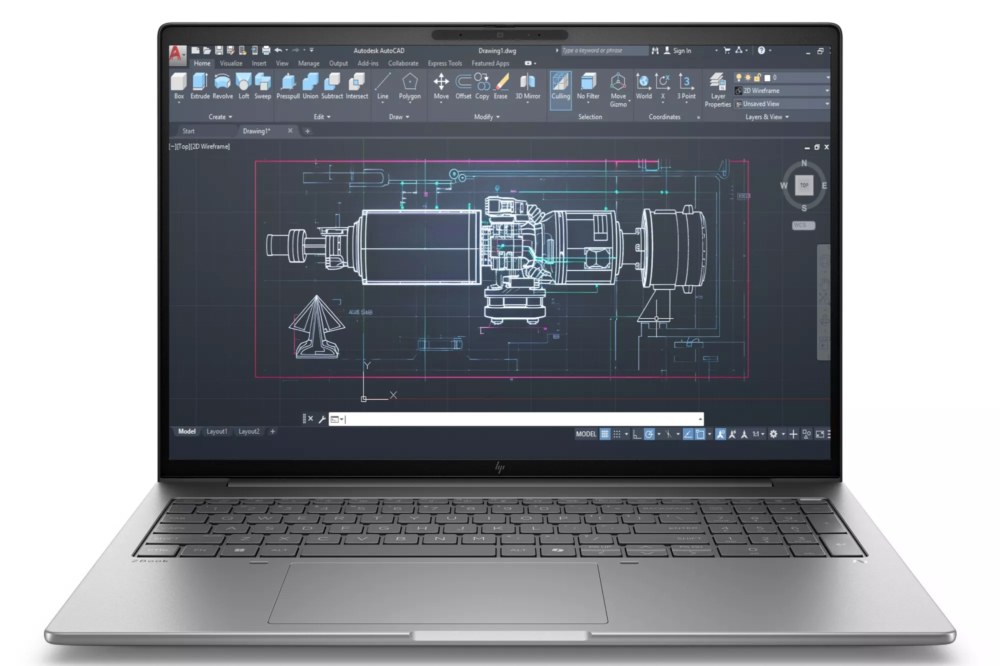 HP ZBook 8 G1i Intel Core Ultra 7 265H 32GB 1TB SSD RTX 500 16