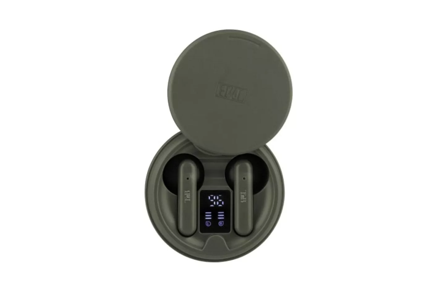 Auriculares T'nB inalámbricos Bluetooth 5.1 con micrófono y control táctil verdes