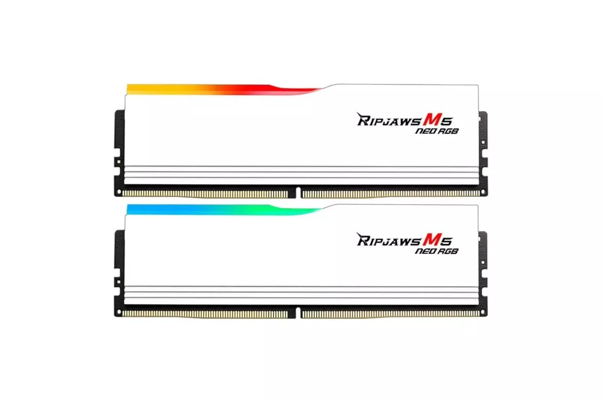Memoria RAM G.Skill 32GB DDR5 6000 Ripjaws M5 RGB F5-6000J3038F16GX2-RM5NRW