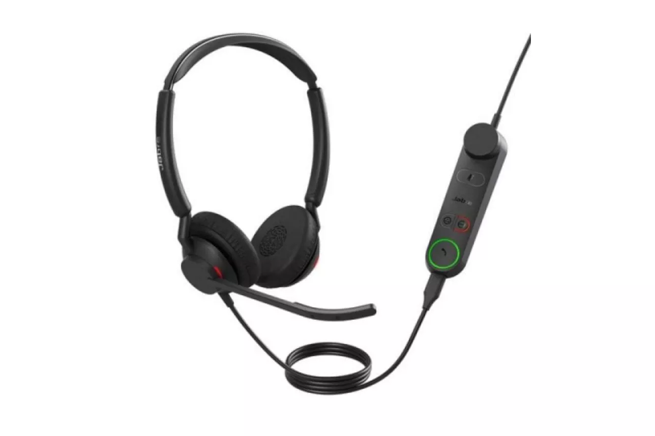 Auriculares Jabra con cable USB Cancelación de Ruido Micrófonos Negros Engage 50 II