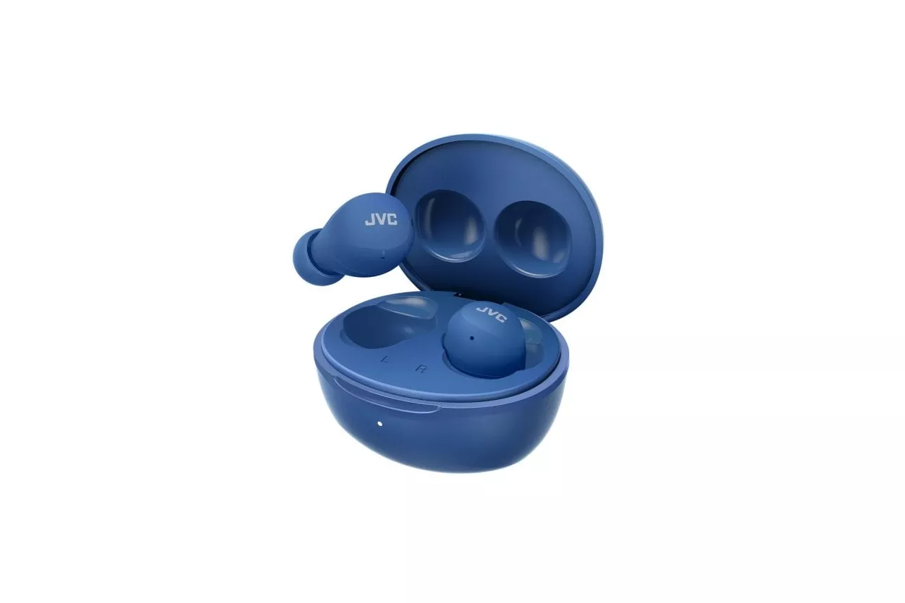 Auriculares JVC inalámbricos bluetooth TWS Micrófono Azul autonomía 23h