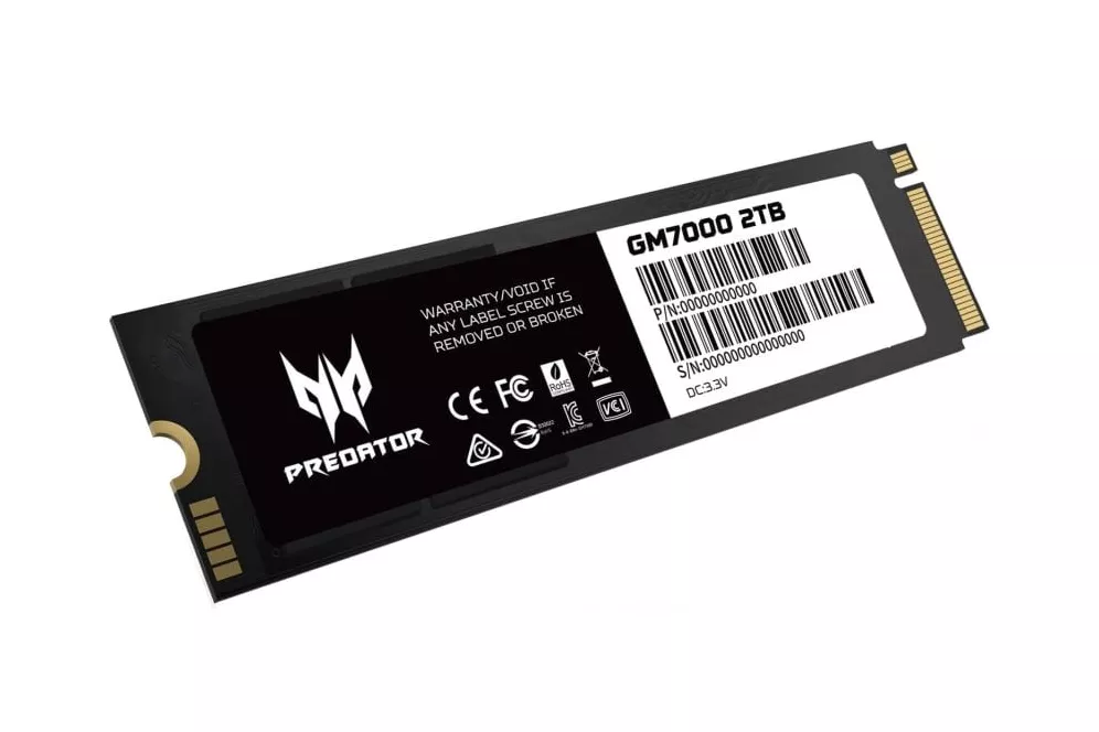 Acer Predator GM7000 2TB SSD M.2 PCIe 4.0 NVME