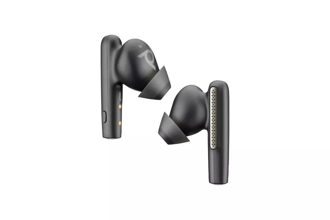 Auriculares Poly inalámbricos Bluetooth 5.3 con Cancelación de Ruido y Micrófono Negro Carbón