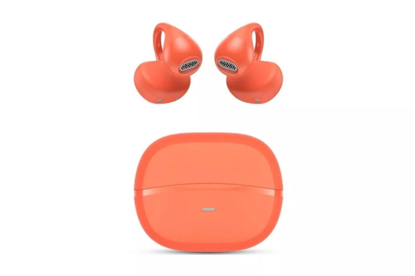 Auriculares SPC inalámbricos Bluetooth 5.4 True Wireless con micrófono y ENC open-ear rojos